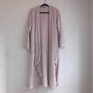 Fuzzy light pink robe